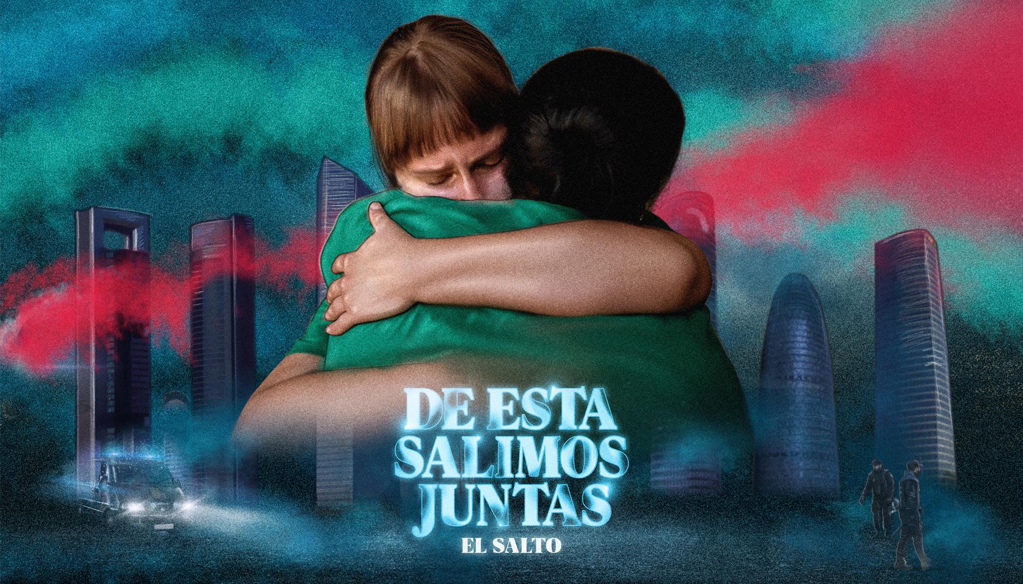 De esta salimos juntas post abrazo